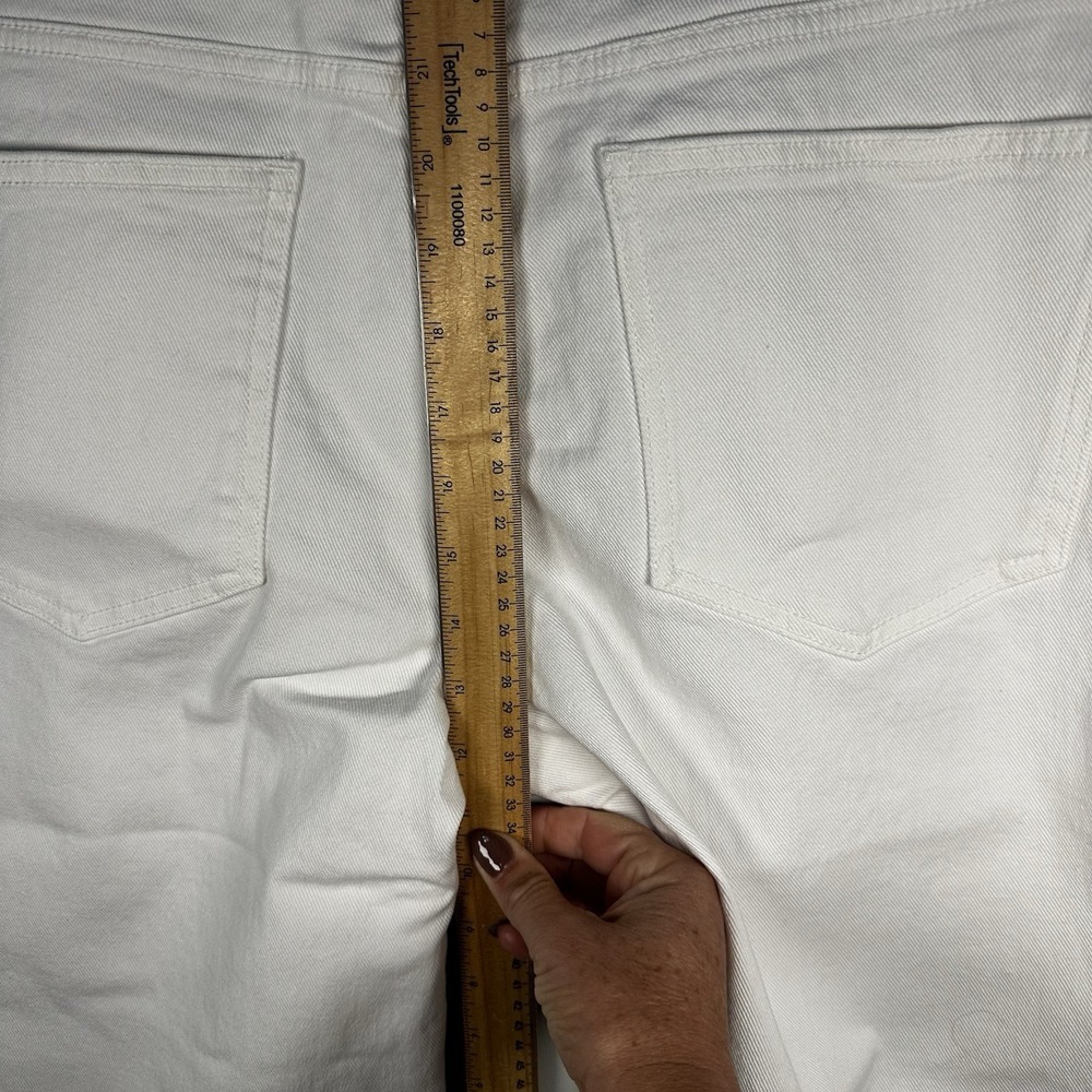 NWT‎ The Drop Women 30 Ian Relaxed Fit Straight leg Jeans White Casual Every day - Picture 8 of 13